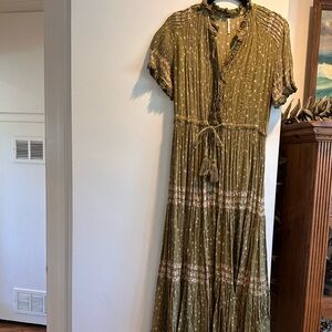 Free people boho maxi dress